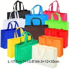12 Non Woven Tote Bags Reusable Gift Bags With Handles Bulk Gift Bags