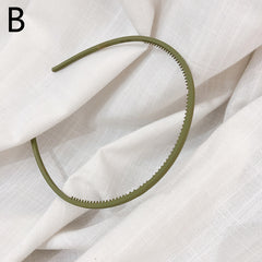 Frosted Candy Thin Hairband Headband Daily Sports Wash Face Hair Accessories