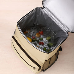 Large Insulated Cooler Backpack - Stylish & Durable Picnic Bag
