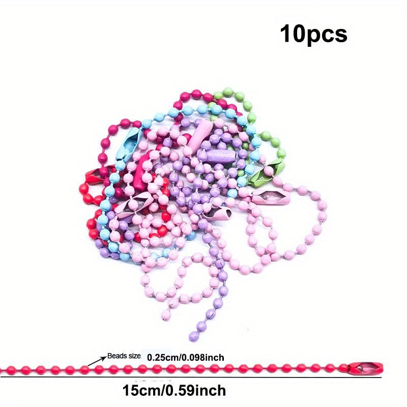 Mixed Alloy Open Ring Lobster Clasp Hook Ball Chain Jewelry Making DIY Finding