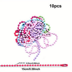 Mixed Alloy Open Ring Lobster Clasp Hook Ball Chain Jewelry Making DIY Finding