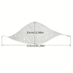 Unisex Plastic Rain Visor Hat Foldable Outdoor Hiking Fishing Cap