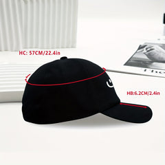 Smiling Print Baseball Cap Casual Breathable Dad Hats Adjustable Sun Hat