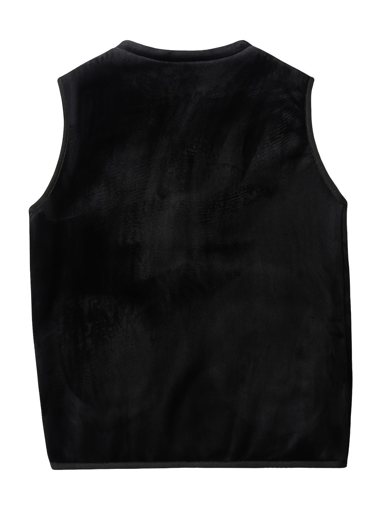 Men's Double-Sided Fleece Vest Thick Waistcoat
