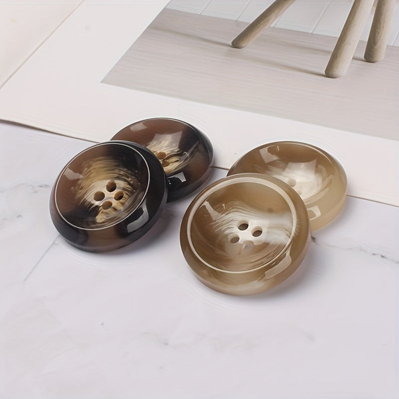 High End Resin Buckle Suit Top Windbreaker Coat Button