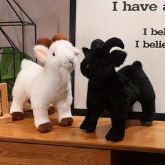 11 81in Goats Plush Toy Soft Stuffed Animals Simulated Goat Plush Toy