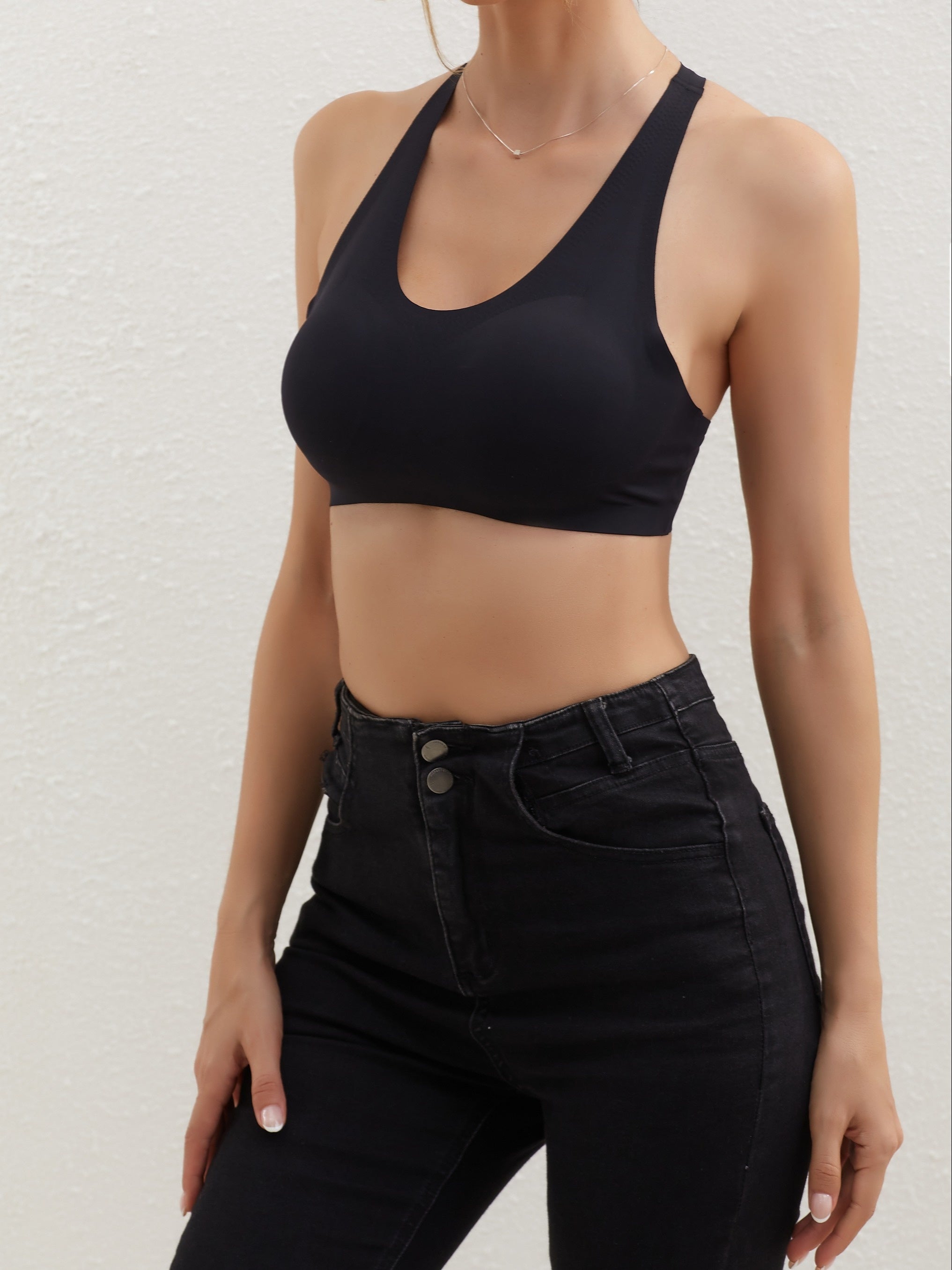 3pcs Seamless Sports Bras Breathable Intimates Women's Lingeri