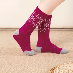 Geometric Pattern Mid Tube Socks Women's Stockings