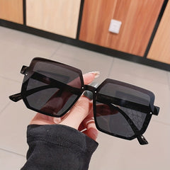 Large Square Sunglasses Retro UV400 Sun Shades For Driving Beach Travel