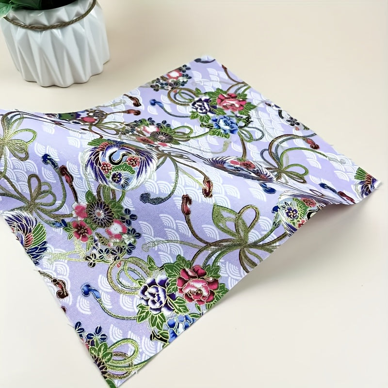 5pcs Printed Cotton Quilting Fabric DIY Sewing Scrapbooking Craft Patchwork
