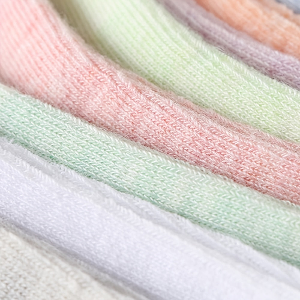 10 Pairs Candy Winter Ankle Socks Women's Stockings