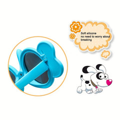 Elephant Nose Sunglasses Round Frame UV Protection Outdoor Activity Glasses