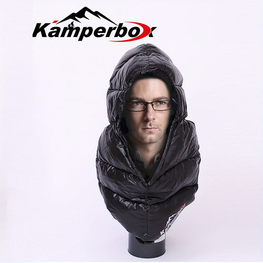 Kamperbox Men's Down Hat Warm Lightweight Drawstring Cap