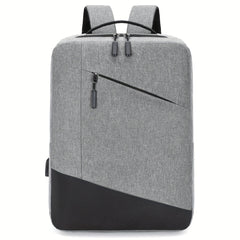 3pcs Men's Backpack Crossbody Bag Set USB Charging Port Double Shoulder Bag