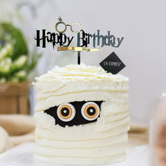 Magical Wizard Bday Cake Topper Harry Happy Birthday Cake Topper