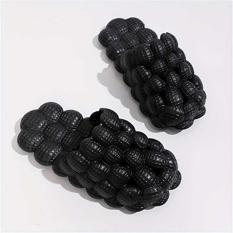 Unisex Round Toe Bubble Slippers Thick Sole Outdoor Sports Slip-On