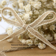 10M Jute Cord String Gift Wrapping Ribbon Bows Crafts Jute Twine Rope Burlap