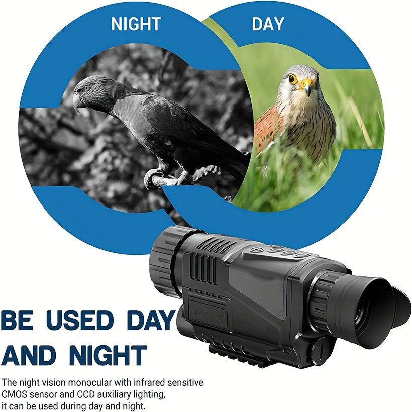 5x40 Outdoor Monocular Night Vision Infrared Digital Device - Camping Fishing