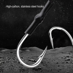 Stainless Steel Bait Cage with 3 Hooks 50g and 60g