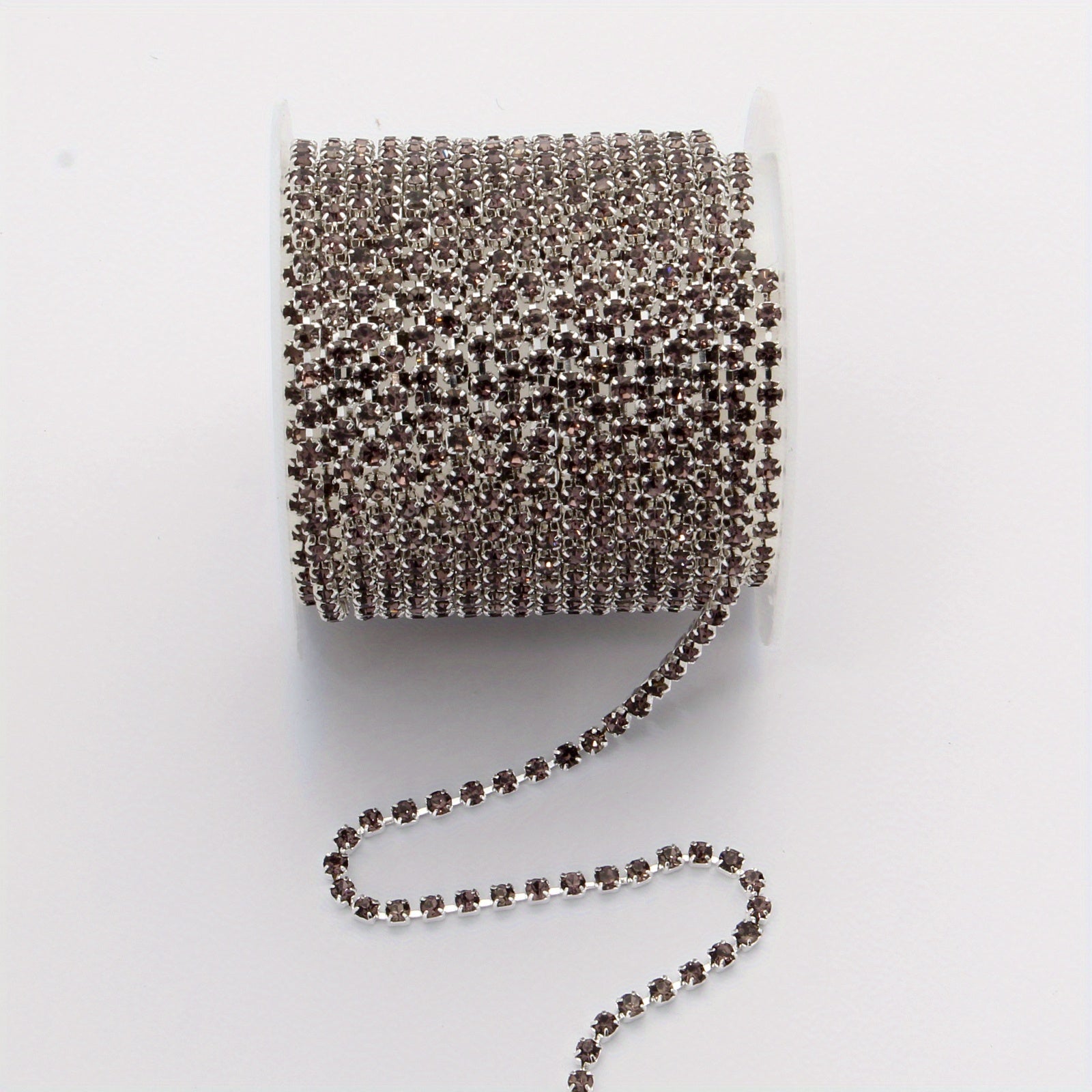 6 Pcs Claw Rhinestone Chain for DIY Nail Art, Shoes, Clothing