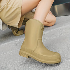 Women's Waterproof Rain Boots Rubber Shoes Water Shoes