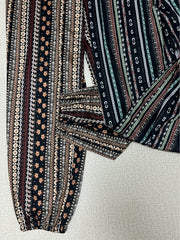 Floral Print Sleep Bottoms Cozy Solid Elastic Waistband Pants Women's Sleepwear