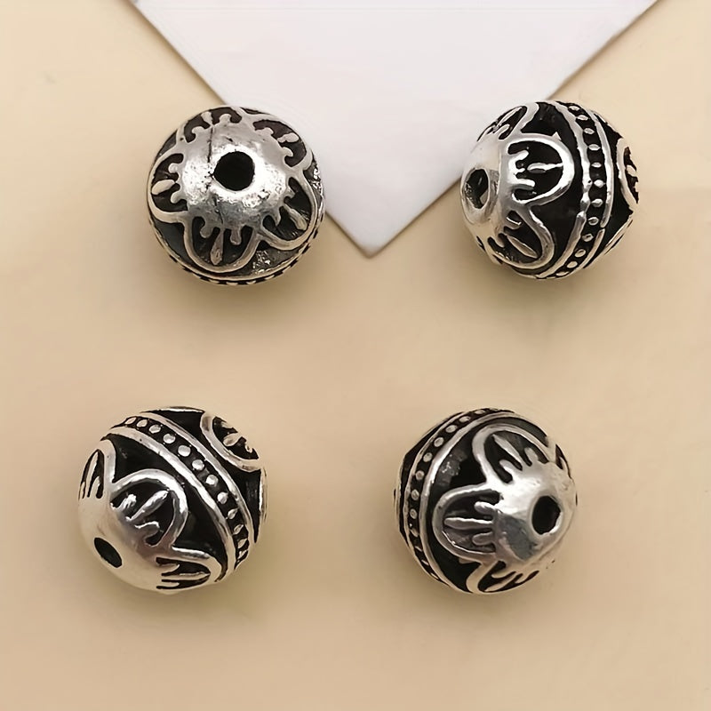 10pcs Flower Butterfly Heart Spacer Beads for DIY Jewelry Making