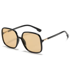 Vintage Oversized Square Sunglasses UV400 Women's Glasses