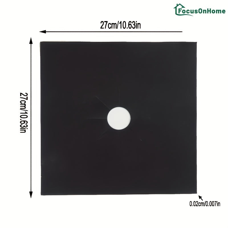 Gas Stove Mat, Heat Resistant Top Liner, Silicone Bib Liners
