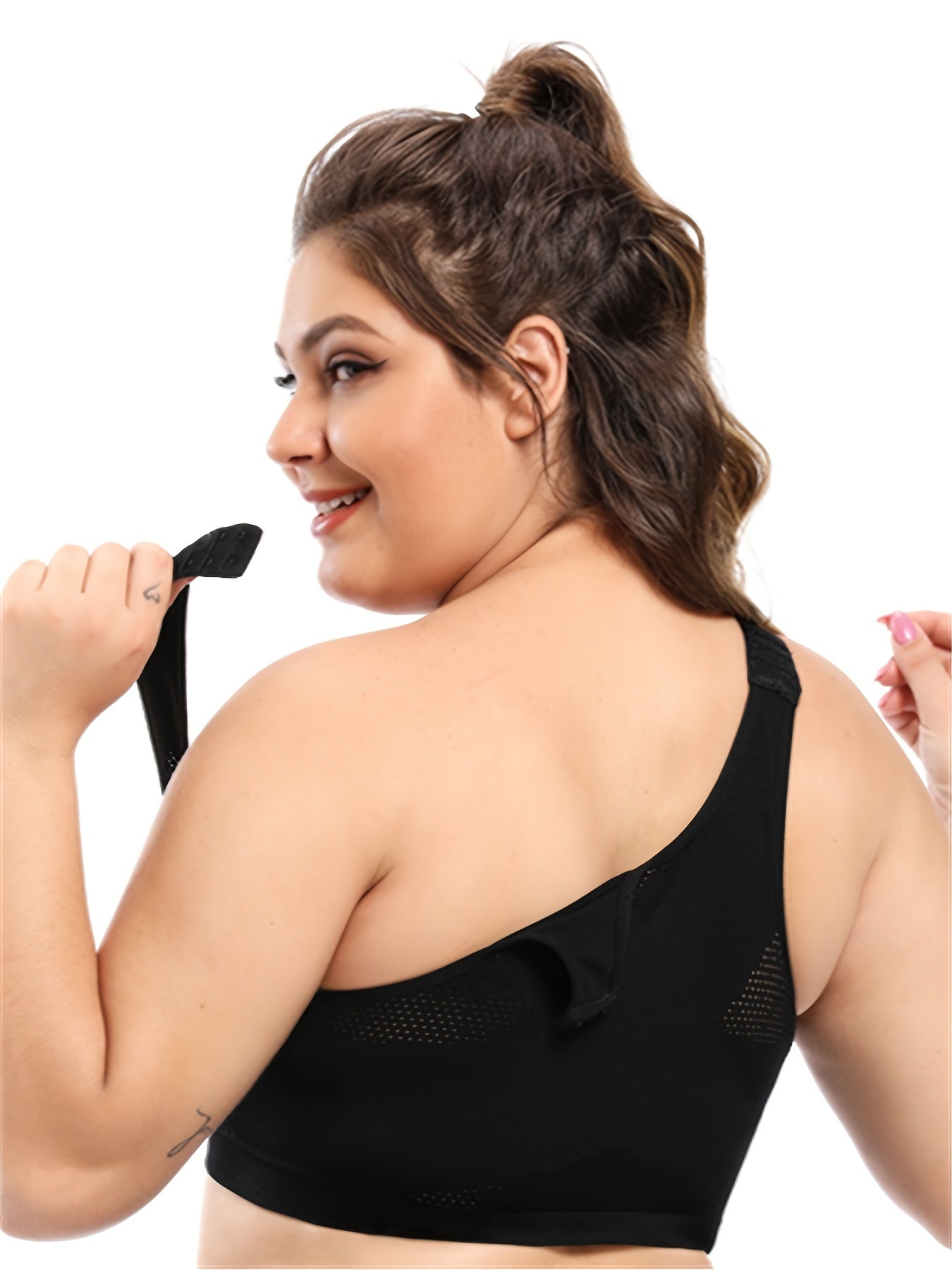  Seamless Sports Bra Women's Plus Back Support Top