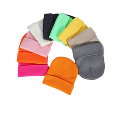 MultiColor Winter Adult's Woolen Knitted Hat 7 Colors
