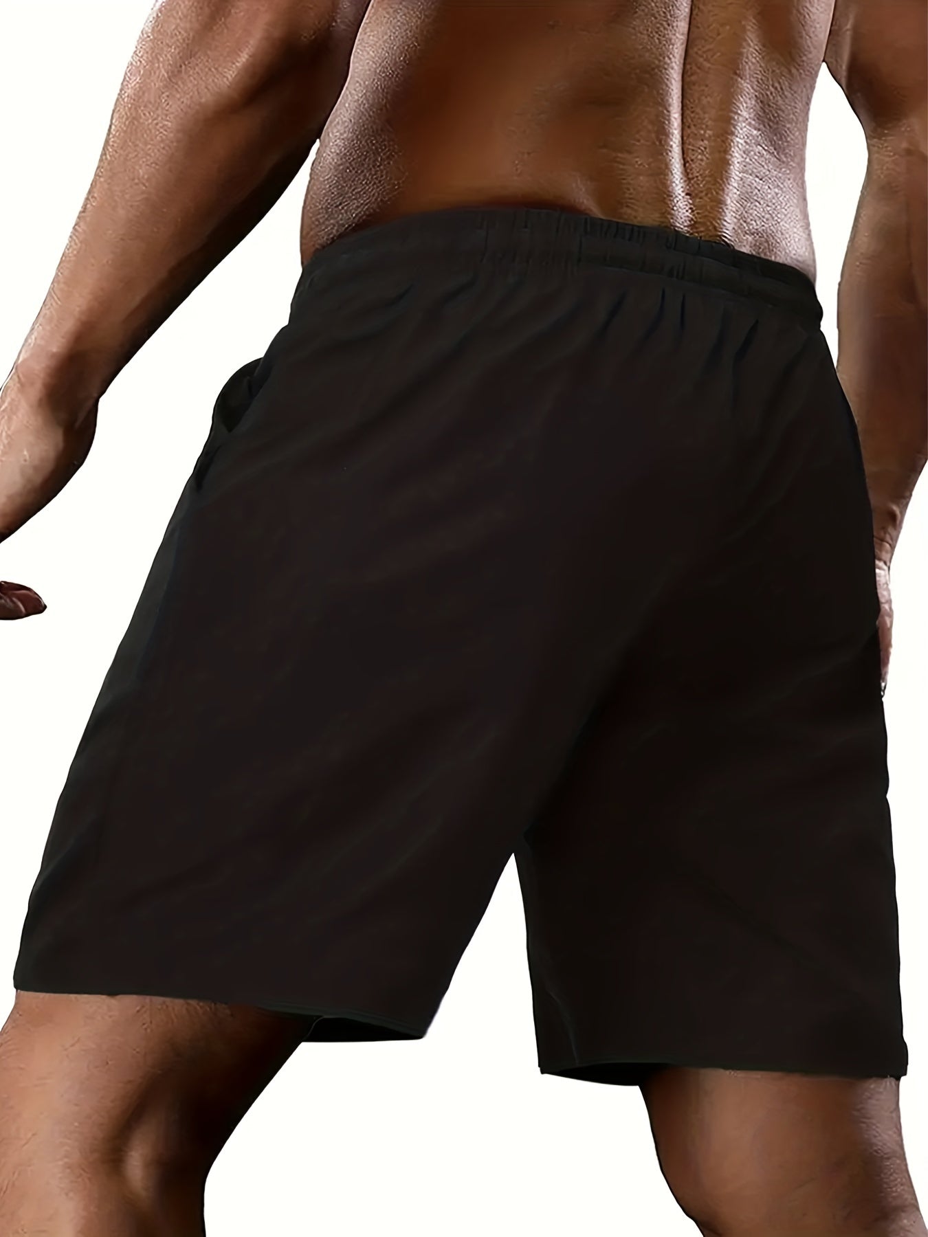 Men's Coconut Tree Printed Drawstring Shorts With Pockets