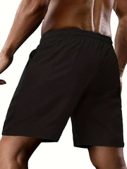Men's Coconut Tree Printed Drawstring Shorts With Pockets