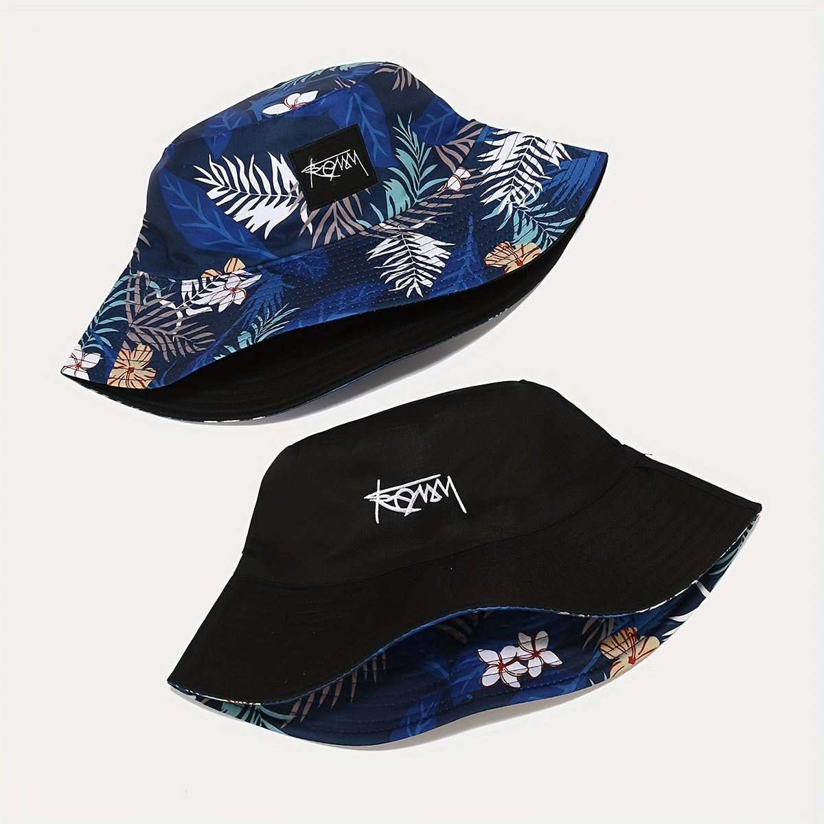 Big Brim Printing Fisherman Hat Men's Bucket Hat