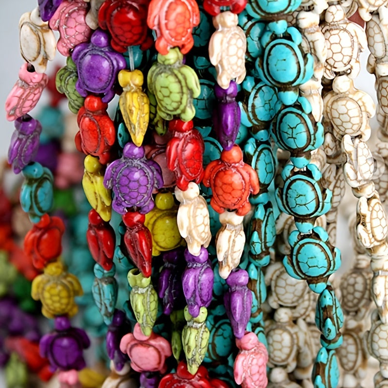 20pcs Turquoise Turtle Beads DIY Gift for Boys & Girls