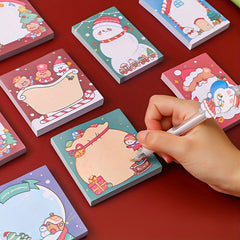 Christmas Note Pad for Students - Message Notepad for Office - 50 Sheets