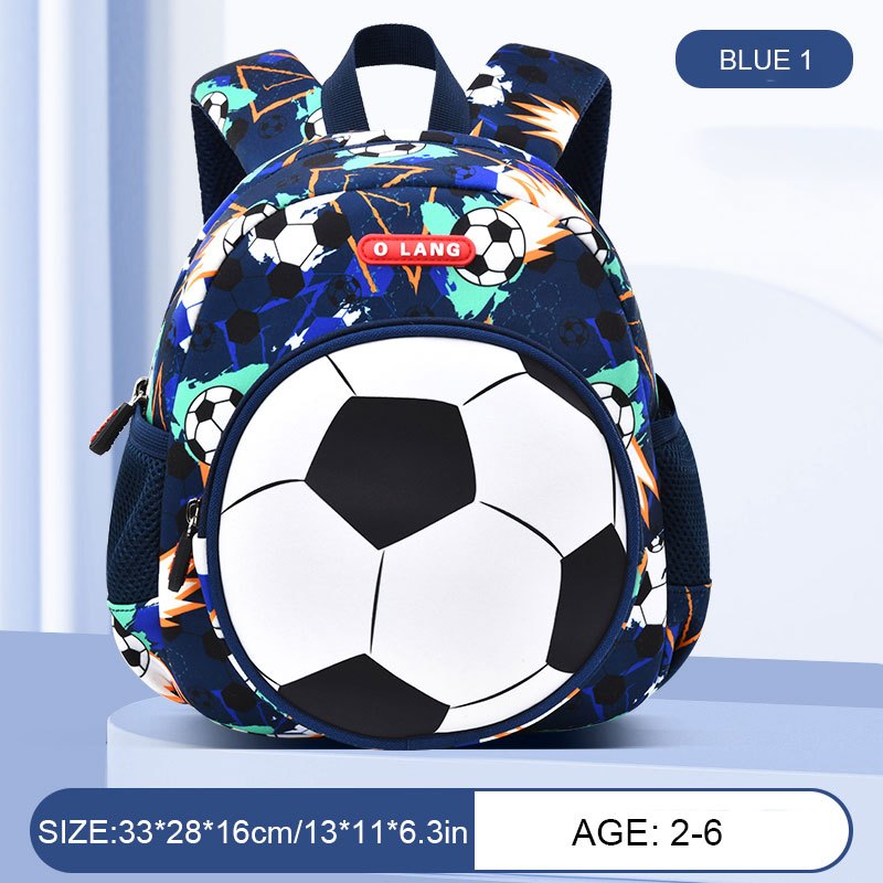 Kindergarten School Bag Football School Bag Toddler Bag Kids Backpack
