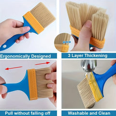5pcs Nylon Brushes Cleaning And Safety Brushes For Painting