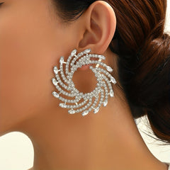 Geometric Shape Personality Earrings Ladies Jewelry Catwalk Accessories