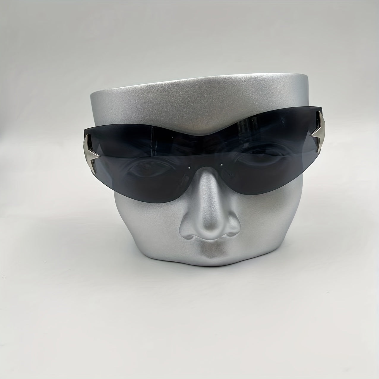 Y2K Rimless Sunglasses Star Gradient UV400