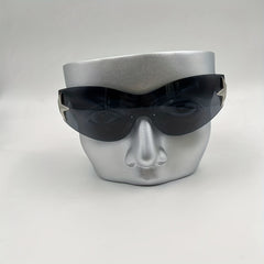 Y2K Rimless Sunglasses Star Gradient UV400
