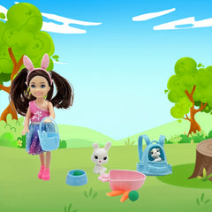 16pcs Doll Clothes and Pet Set with Accessories and Dog Backpack