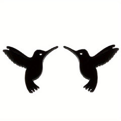 Men's Style Small Bird Earrings - 2pcs Pair Forest Earrings