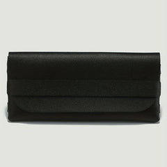 Solid Glasses Bag PU Leather Sunglasses Case Soft Portable Eyewear Container