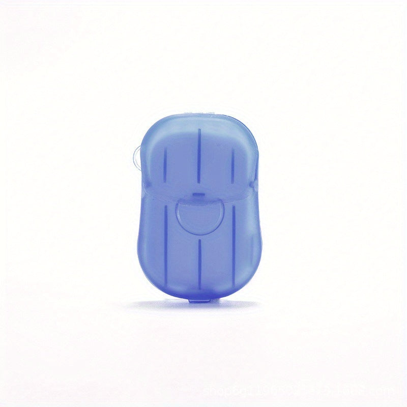 20pcs Portable Hand Washing Soap Paper for Outdoor Travel and Camping