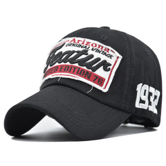 Embroidered Cotton Baseball Cap for Women, Men & Outdoor Sunshade