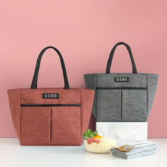 Double Layer Insulation Bag Portable Lunch Box Bag Outdoor Picnic Bag