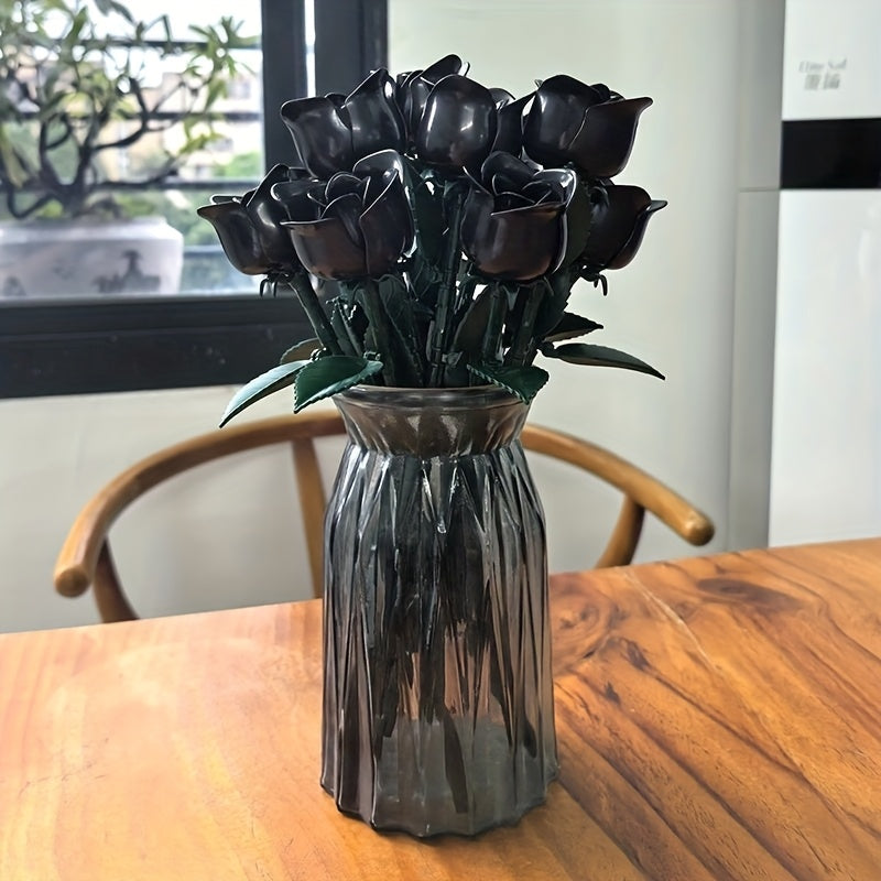 Rose Bouquet Building Blocks Set Gothic Valentine's Decoration 1000pcs