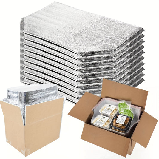 10pcs Waterproof Insulated Bags 34x23x33cm for Hot & Cold Items