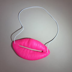 April Fool's Prank Pink Lip Mischief Toy Funny Novelty PVC Weird Adult Party Sur
